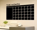 Monthly Calendar Chalkboard Wall stickers